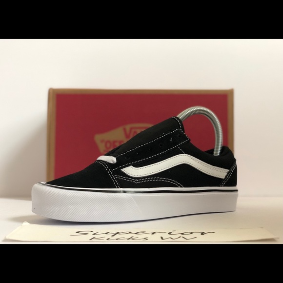 Vans Old Skool Lite (Suede/Canvas) “Black/White” - Picture 2 of 7